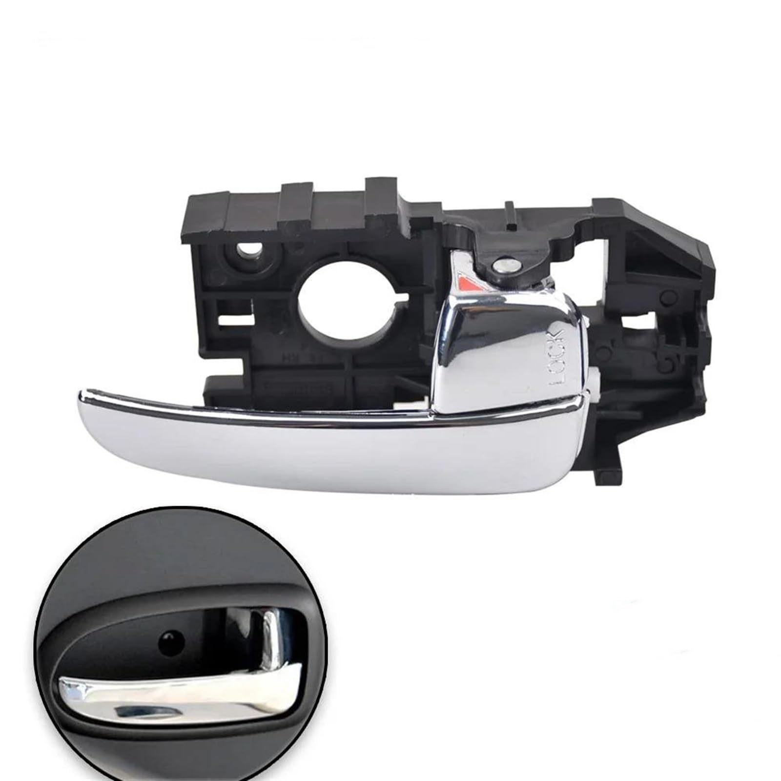 Noheeu Silver Right Inner Door Handle Car Interior Door Handle Cover For Hyundai For Elantra Xd 2001-2006