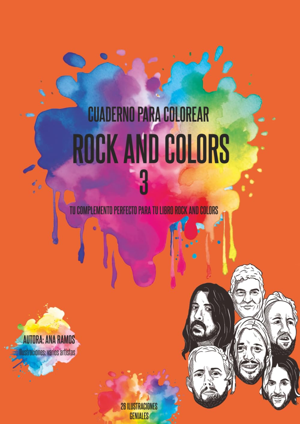 Cuaderno para colorear. Rock And Colors 3: Tu complemento perfecto para tu libro