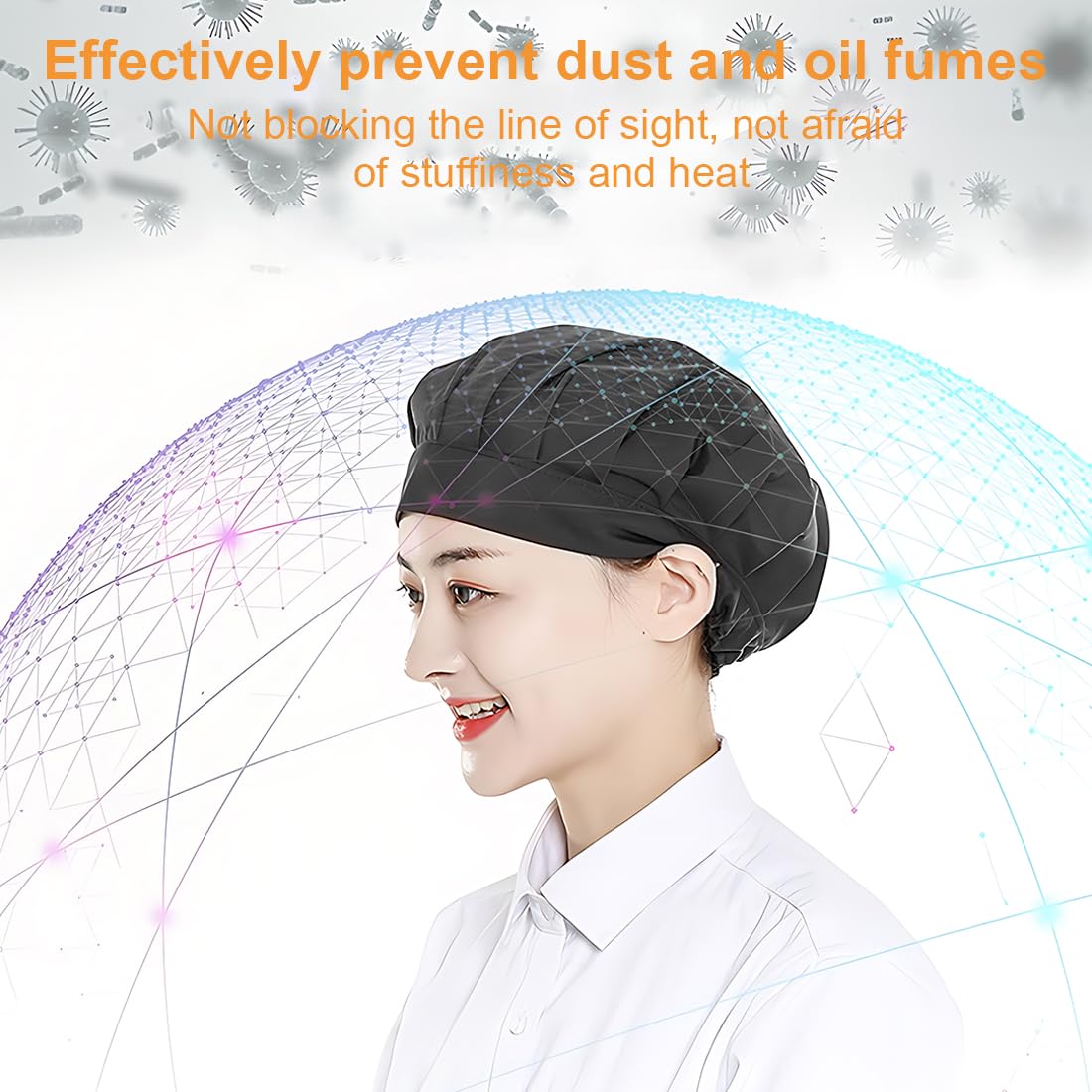 Cappello Da Chef In Rete - 2 Pezzi, Regolabile, Per Cucina E Lavori Domestici - Foto 6