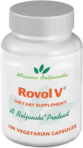Beljanski® Productos - Rovol V® Suplemento Dietético - Extracto de Vomitoria Rauwolfia - 100 Cápsulas