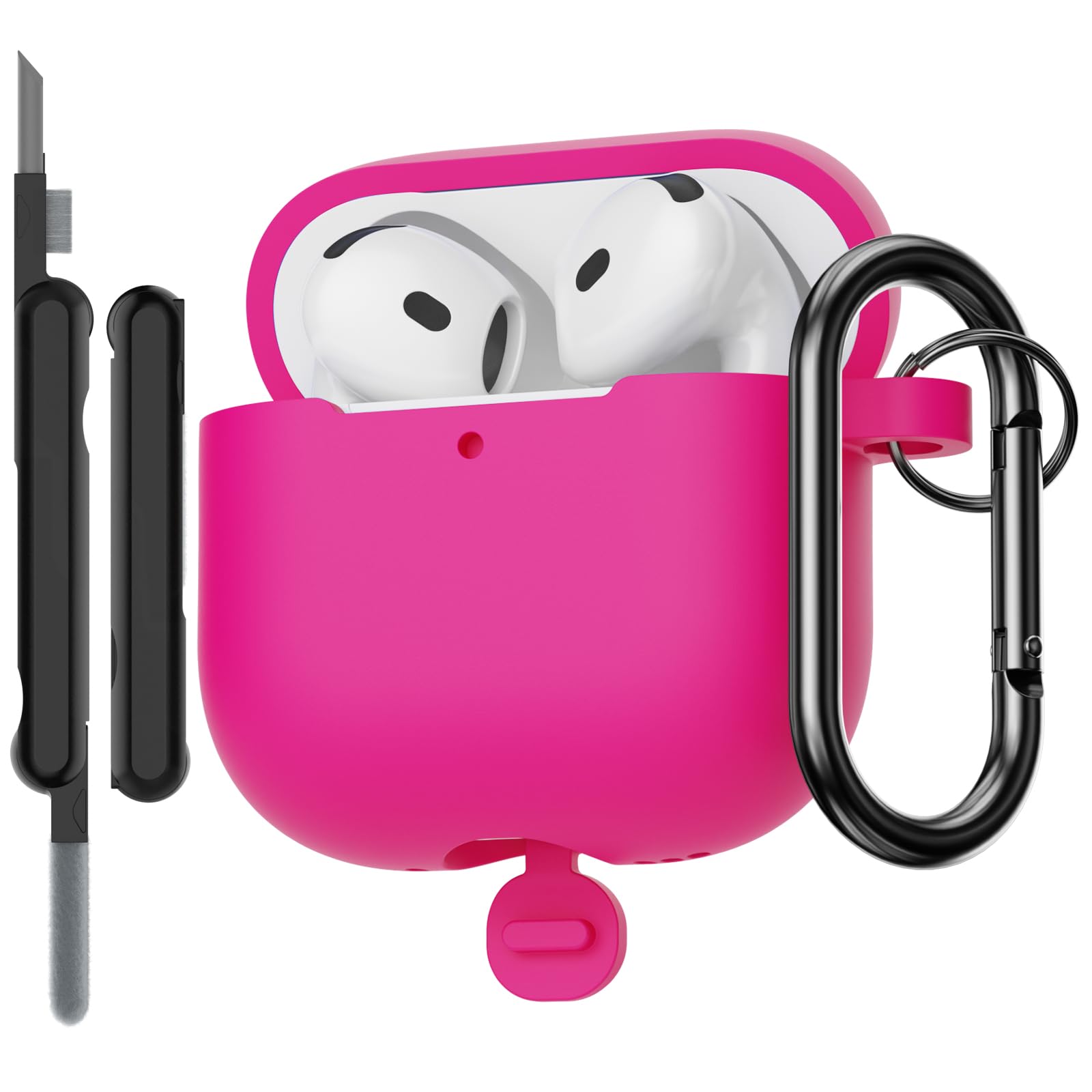 Funda para AirPods Pro 3 (2025) Case Cover, Anti-rasguños Fundas Protectora de Silicona Compatible con Airpods Pro 3.ª Generación con Kit de Limpieza e Lanyard de Silicona, Cloud Grey — view 47