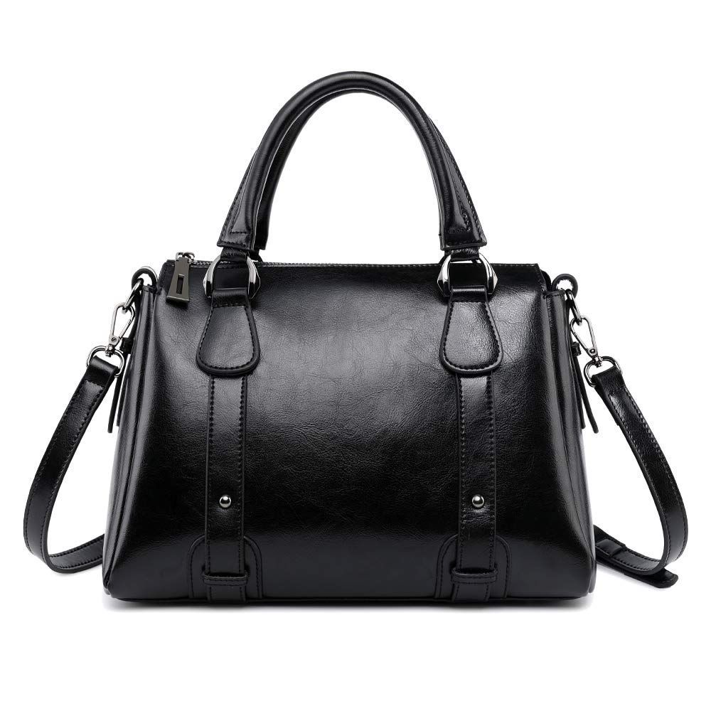 Borsa a mano con Tracolla da in Pelle Donna Brose a spalla Nero