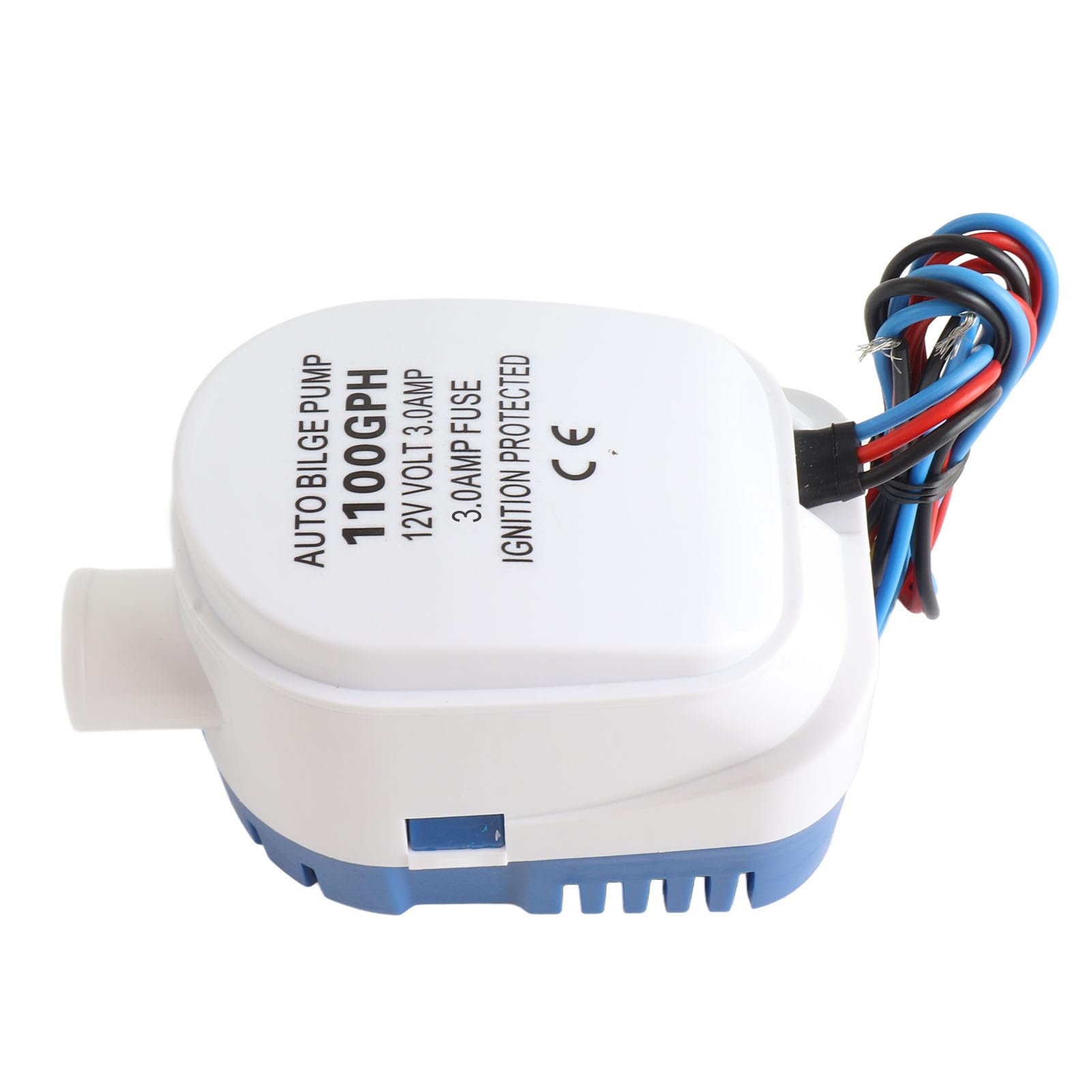 Pompa sentina sommergibile 12V per imbarcazioni 1100GPH con galleggiante automatico integrato pompa sentina acqua ad alta portata per nautica protezione da sovracorrente e motore duraturo