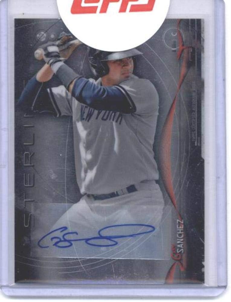 2014 Bowman Sterling Pospects Autographs #BSPA-GS Gary Sanchez Yankees MLB Baseball Card (RC - Rookie Card) (Autographed) NM-MT