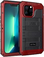 Vista 1 de Beasyjoy - Funda impermeable para iPhone 13 Pro, carcasa de metal con protector de pantalla integrado, funda protectora resistente de cuerpo