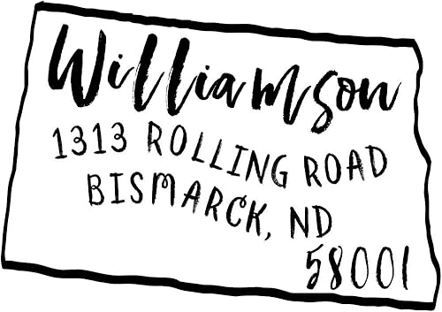 Miniatura 38 de Sello de dirección de devolución de Texas - Sello autoentintado del estado de Texas