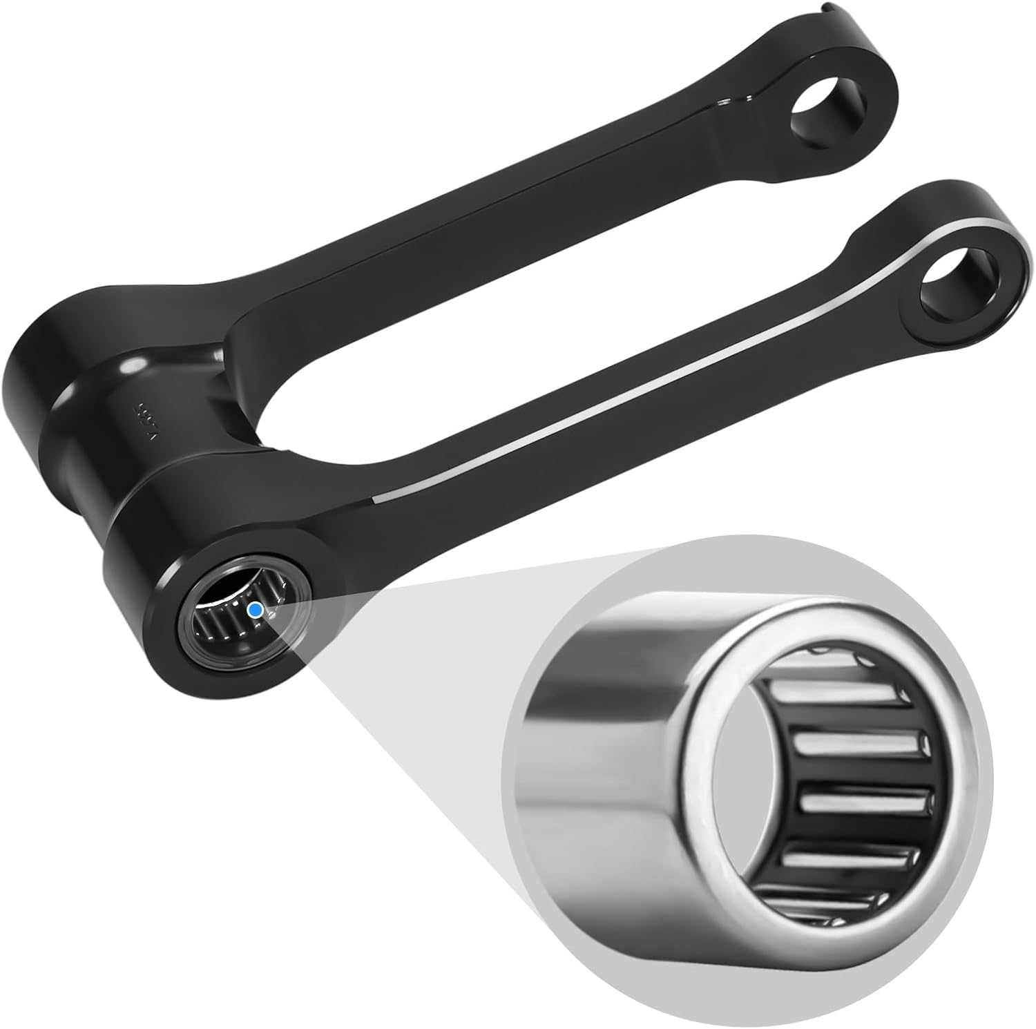 WR250F/450F -30MM Suspension Lowering Link Compatible With WR250F 2007-2013 WR450F 2007-2015 CNC Motorcycle Rear Drop Link (Black)