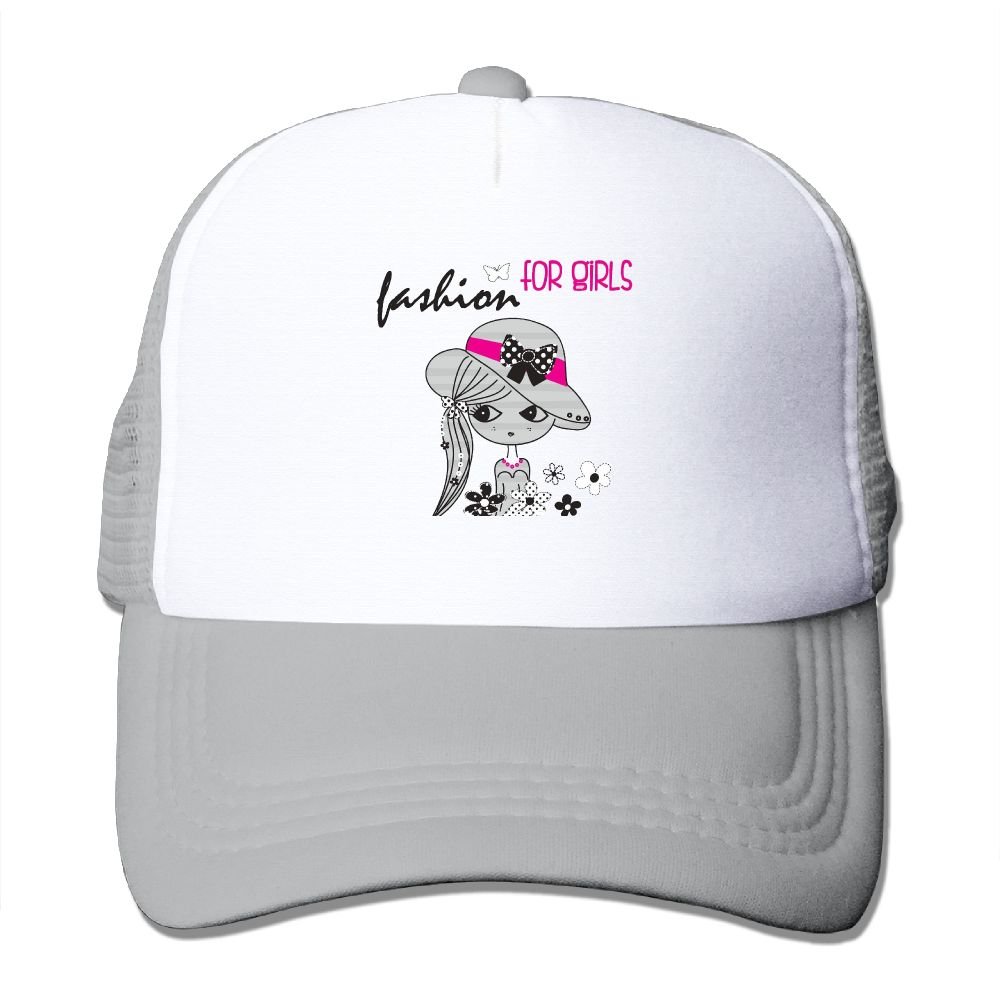 ACFUNEJRQ Lailion for Girls Summer Large Foam Mesh Cap Mesh Eye Adjustable Rear Hat KellyGreen