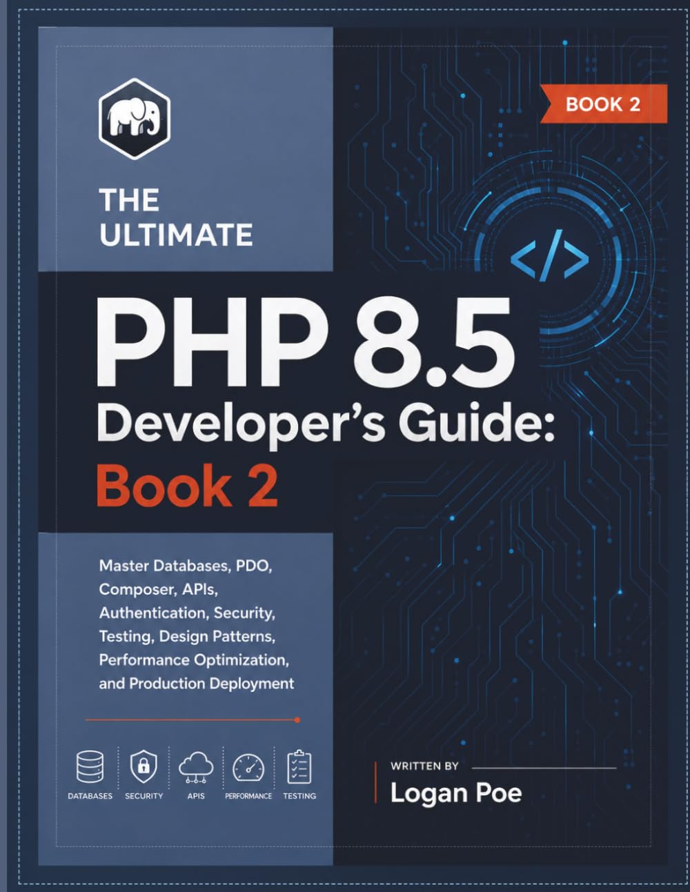 PHP 8.5 Developer's Guide: Book 2: Master Databases, PDO, Composer, APIs, Authentication, Security, Testing, Design Patterns, Performance ... to becoming a professional developer))