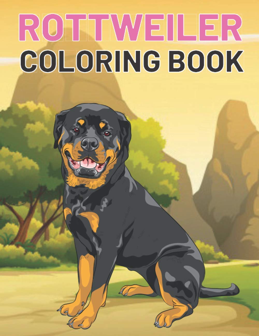 Ausmalbild Rottweiler Buy Rottweiler Coloring Book: This Amazing Rottweiler And More Dogs ...