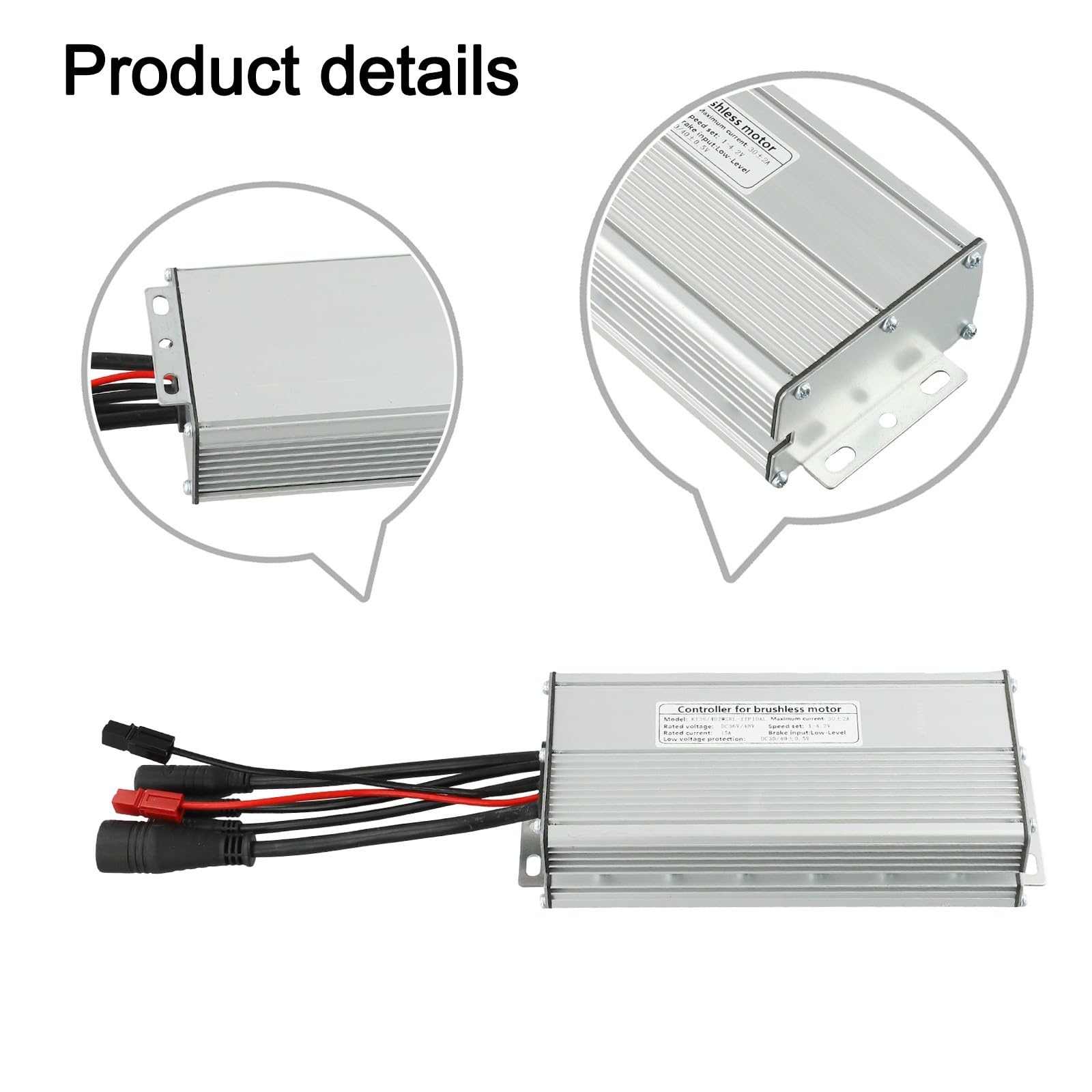 36 V 48 V 1000 W bezszczotkowy sterownik silnika Lightline | Ten wodoodporny bezszczotkowy kontroler zapewnia niezawodną regulację napięcia i wydajne zarządzanie rowerami elektrycznymi.