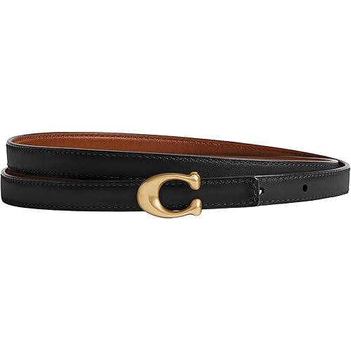 Coach 13mm Sculpted C Reversible Belt