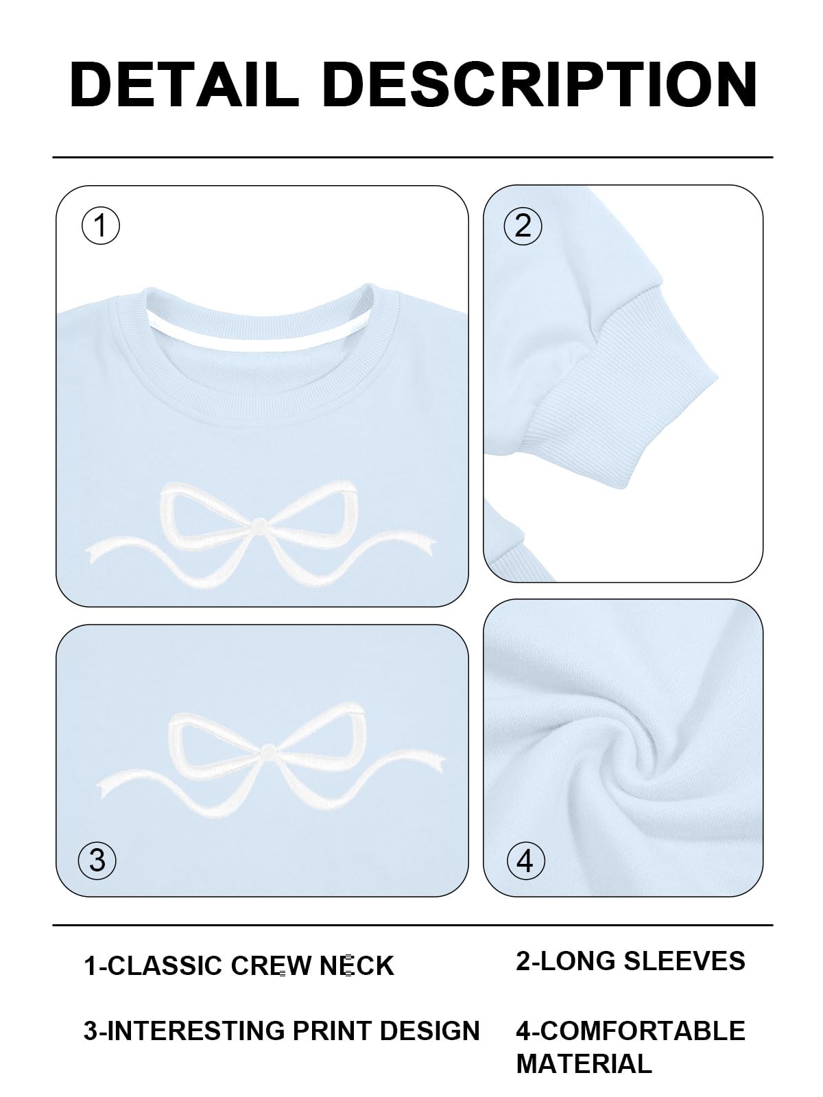 Sudadera con lazo rosa, suéter de coqueta, sudaderas Y2k, lindas camisetas estéticas para niña limpia, cuello redondo