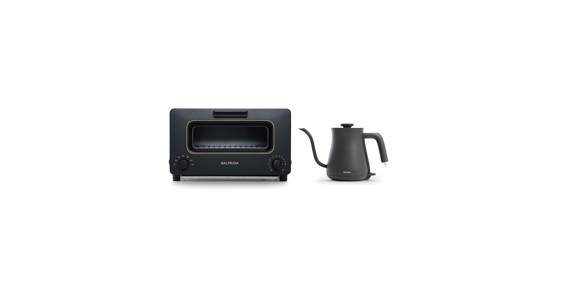 Amazon.com: Combo Pack in Black | BALMUDA The Toaster