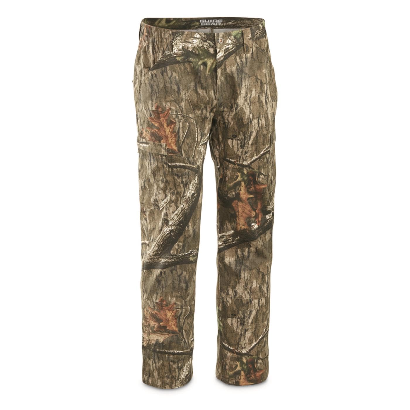 Guide Gear 6 Pocket Camo Pants for Men for Hunting with Cargo Pockets Mossy Oak Country Roots 3XL