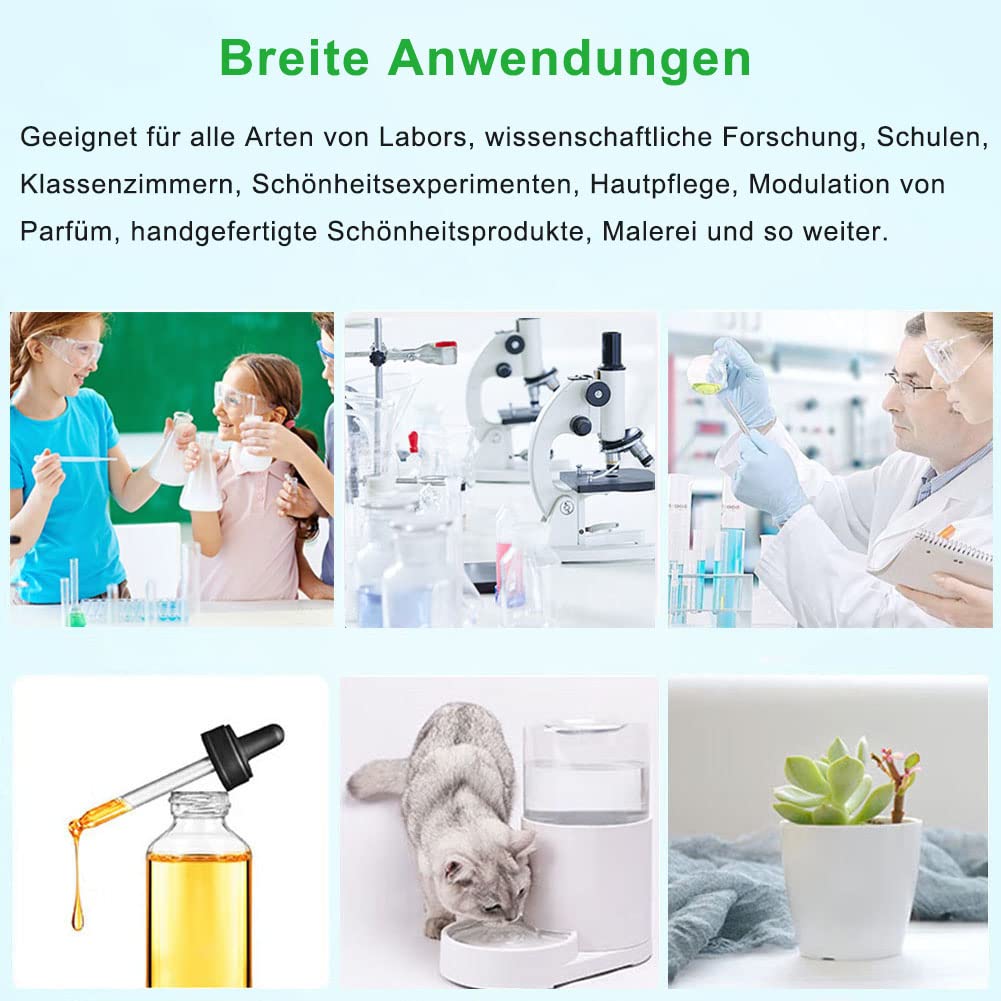 60 Stück 3ml/10ml Transferpipetten, Messpipette Wiederverwendbar Pipetten Einwegpipetten Durchscheinende Pipetten Dropper Kunststoff für Ätherische Öle, Wissenschaftliche Labors Acrylfarben.