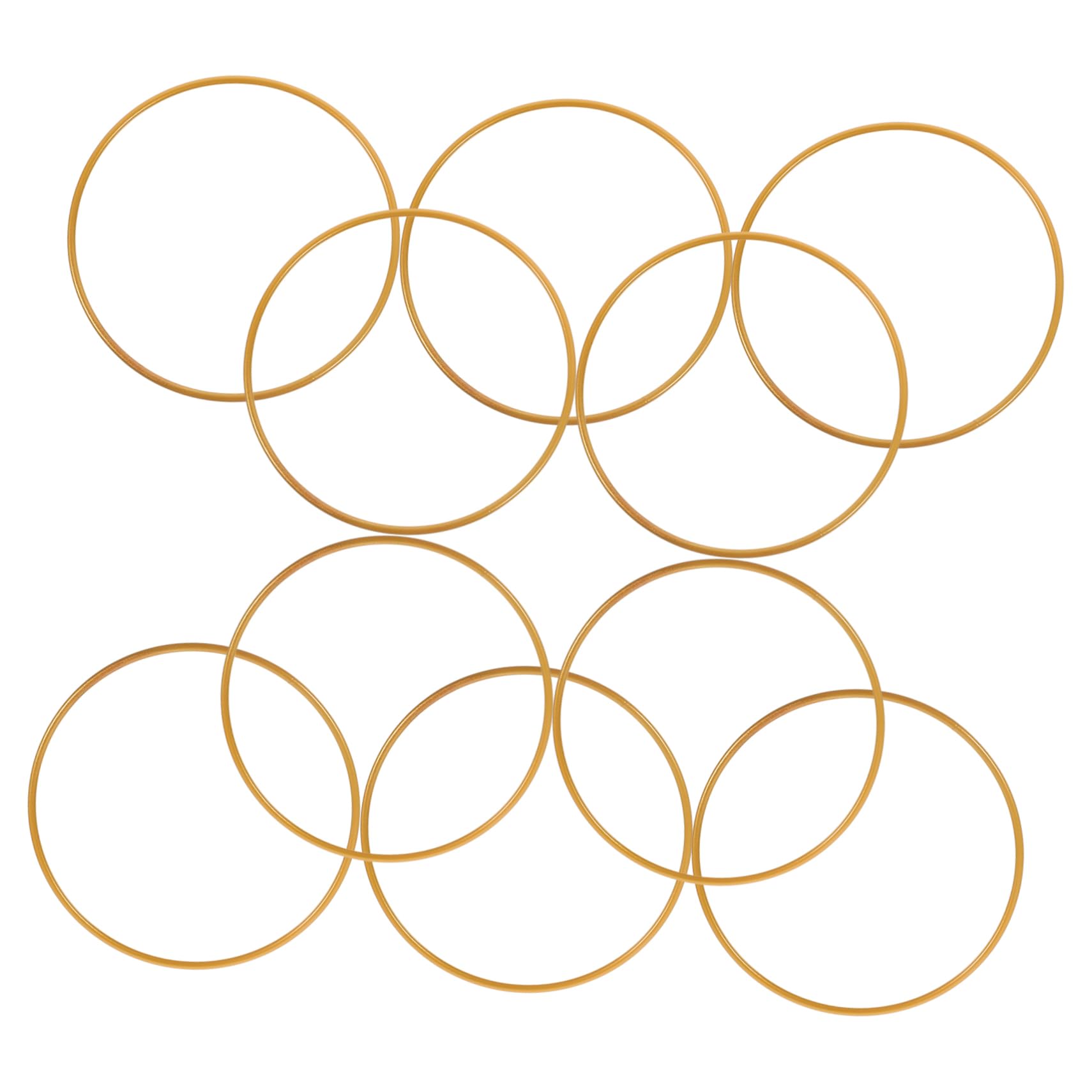 Anillos para marco de decoración sin deformaciones con aros de hierro dorado ULDIGI
