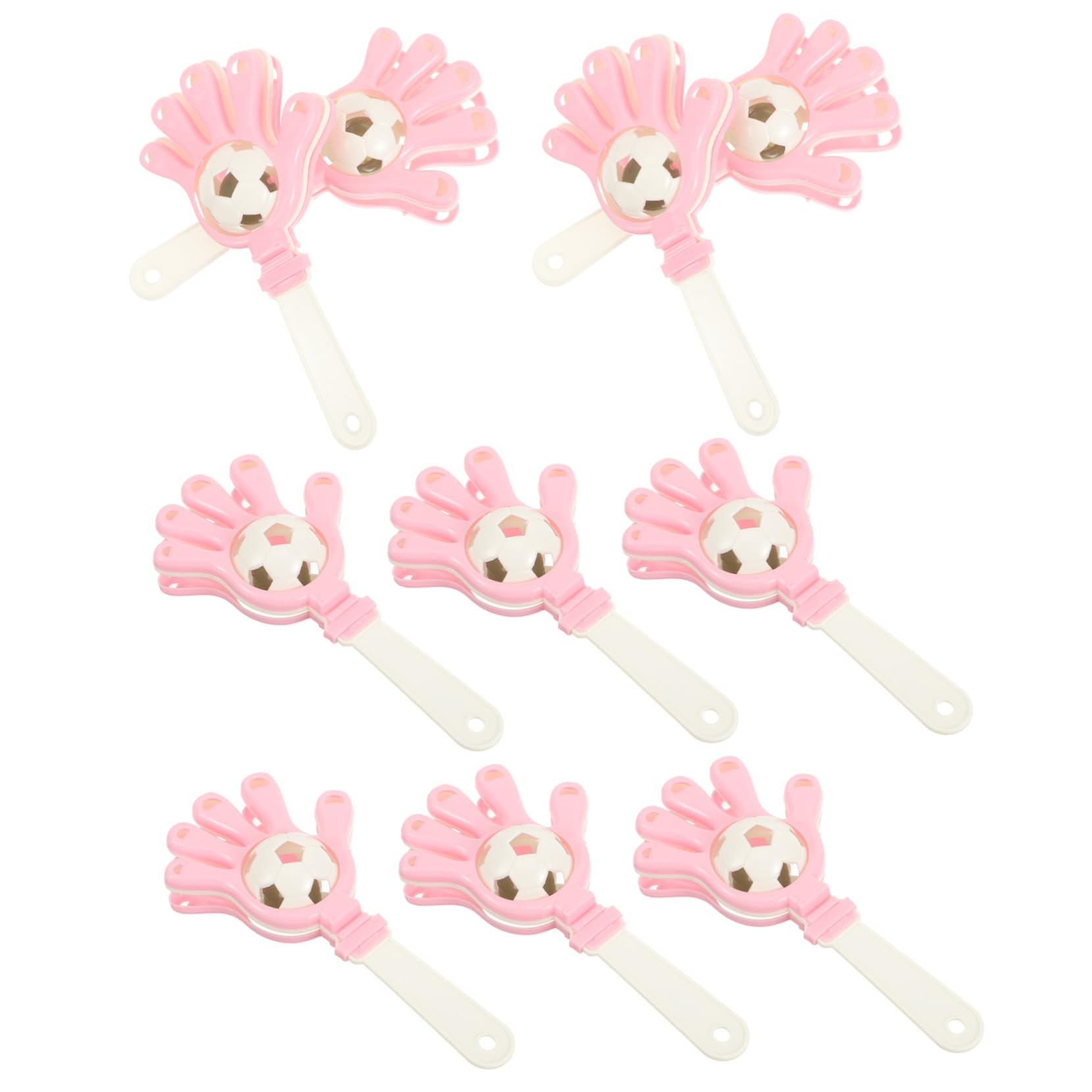 SUPVOX Cute Party Favors Festival Hand Bell Clappers Boys and Girls Hand Bell Plastic Random Color