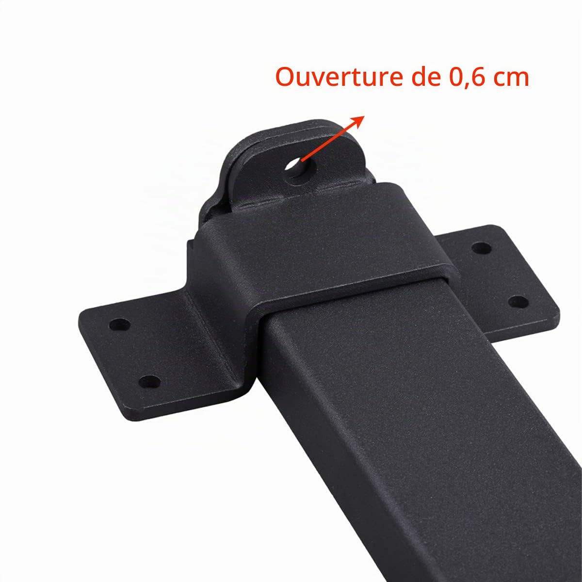 Verrou de portail robuste, loquet de porte réglable avec trou de cadenas pouvant être cadenassé pour plus de sécurité, pour portail de porte de grange, clôtures, garages, etc. (2 pièce)