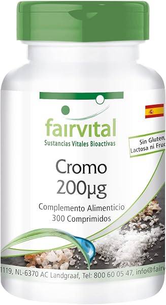 Fairvital Cromo 200µg Picolinato 300 Comprimidos