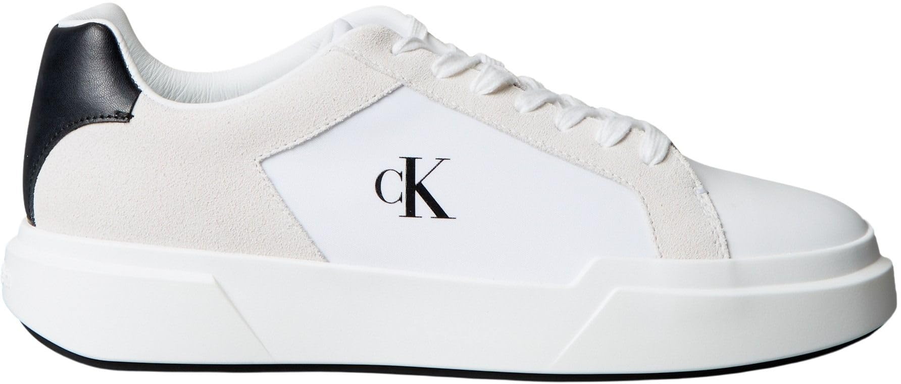 Calvin Klein Bianco Leather Sneaker - Male - Sneakers - Multicolor - 11 Uk - Shoes