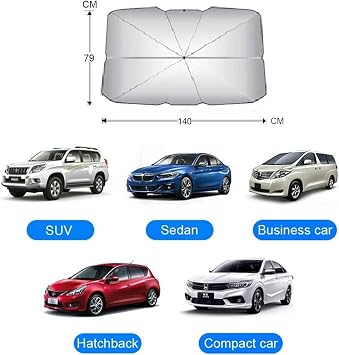The Automatic Car Umbrella Compatible With All Vehicles Summer Season Car Umbrella