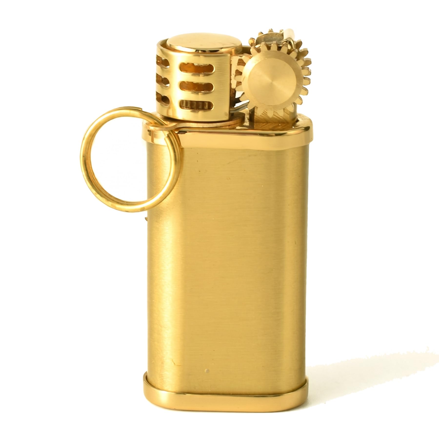 Encendedor de queroseno de latón con diseño vintage resistente al viento