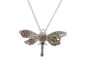 Dragonfly Steampunk Necklace Choker: Gothic Glamour