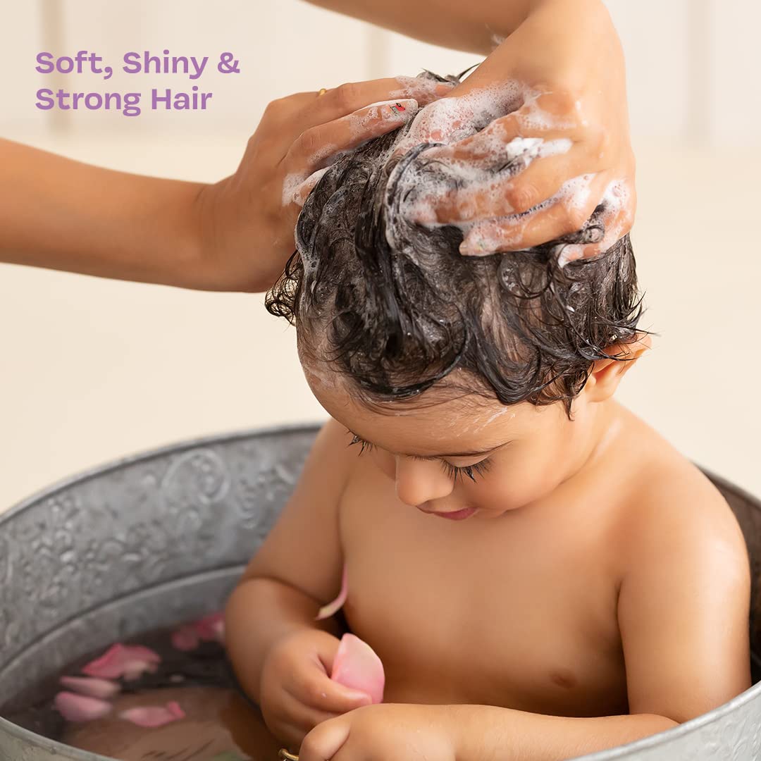 Maate Baby Hair Essentials Combo | Nourishing Hair Oil -150 ml & Extra Mild Shampoo - 250 ml | Mineral Oil, Sulphate-Free, pH Balanced, 100% Natural & Vegan 4