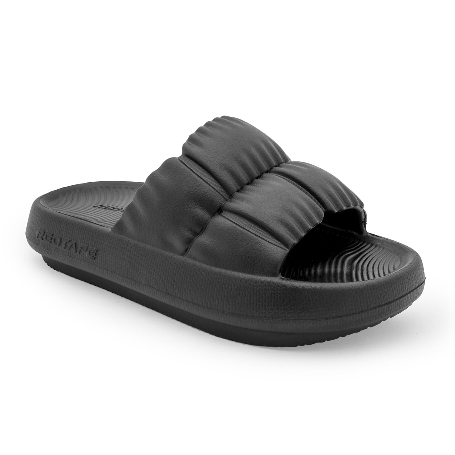 Flip Flop Sliders for Women | Refined Round-Toe Shape with a Relaxing Slip-On Support | WINE 01 | 3 UK-image-3