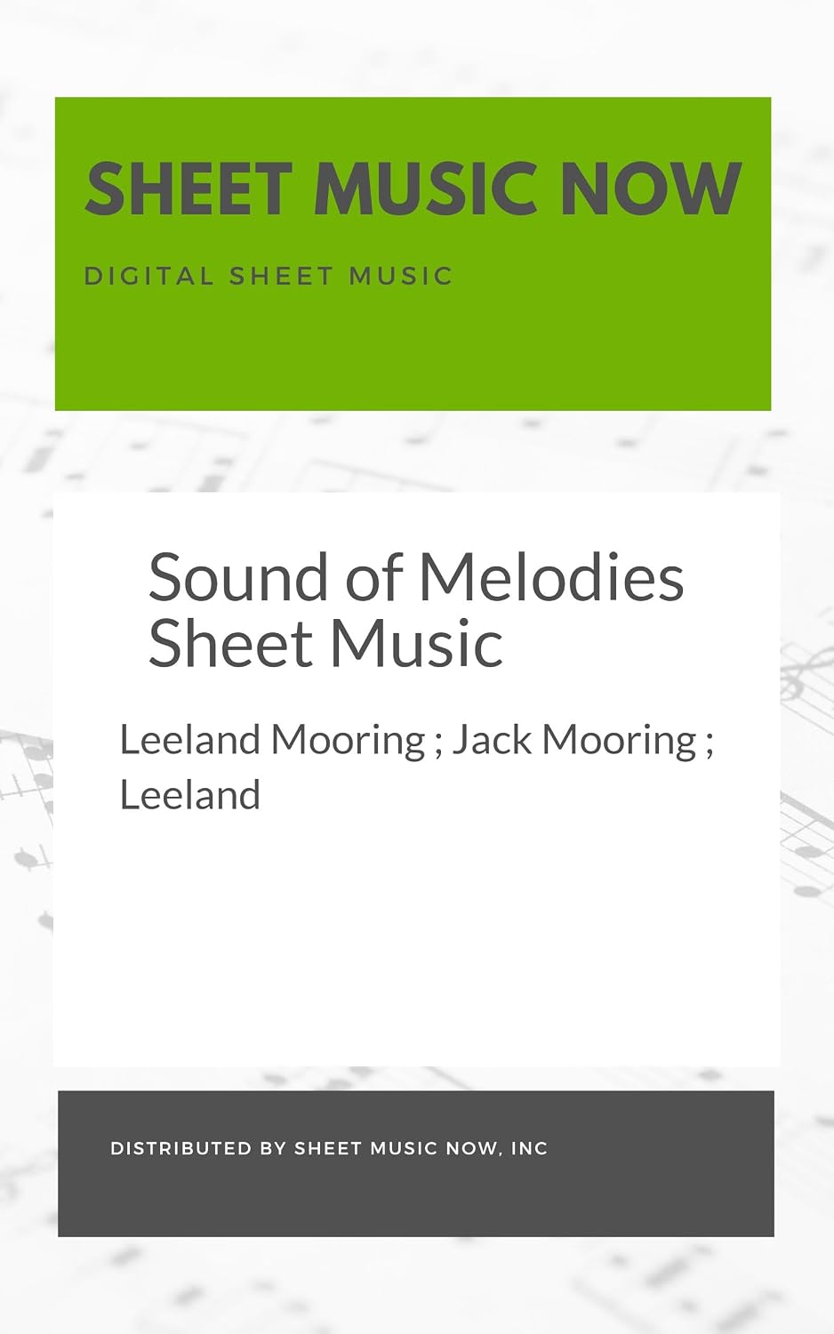 Sound of Melodies Sheet Music