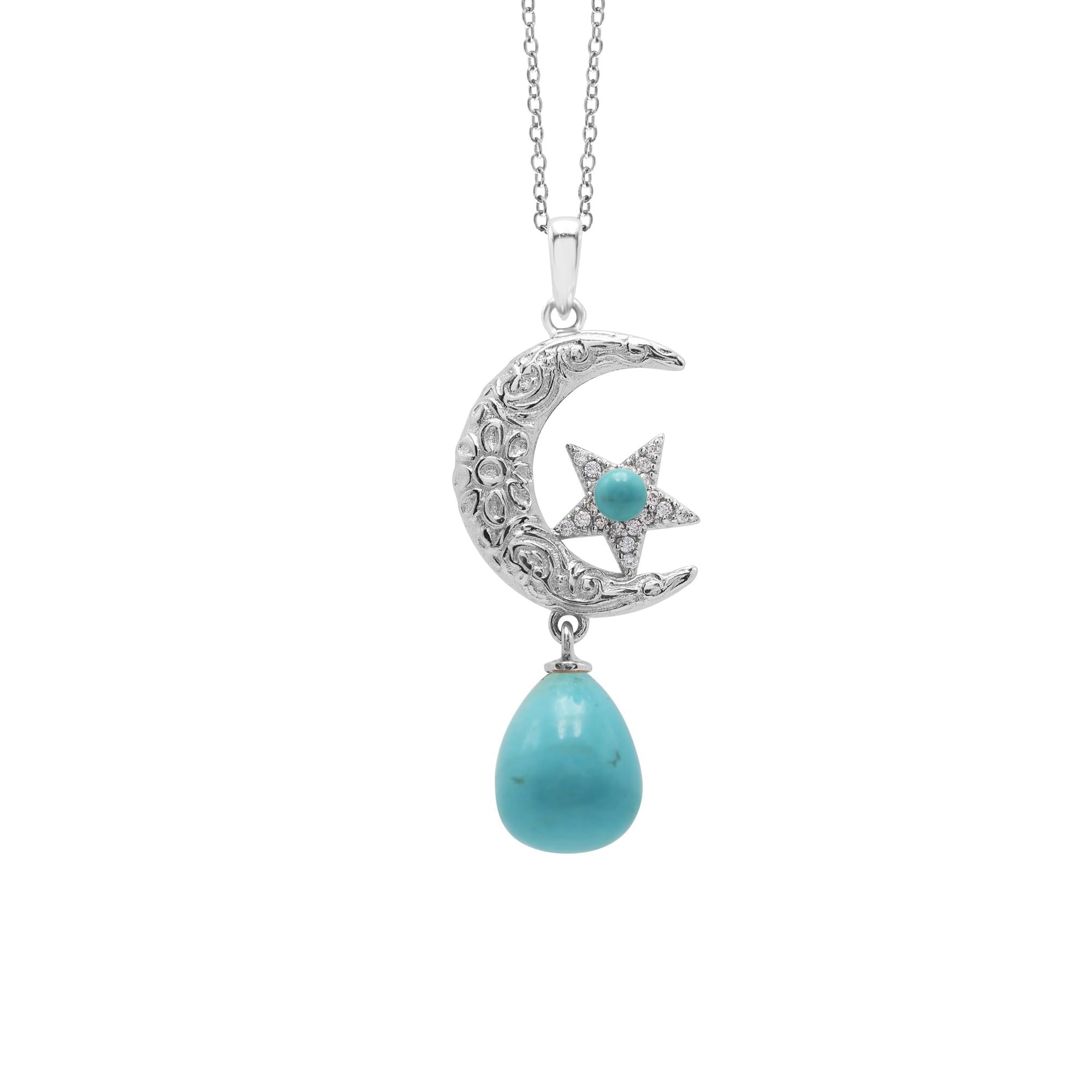 Juego de 3 collares con colgante de turquesa, aretes y anillos, collares gruesos del suroeste, joyería de San Valentín, 8, Gema Plata de ley, Turquesa