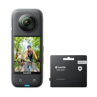 Insta360 X3 con Certificato di Garanzia Care - Action cam 360 Impermeabile con sensori 1/2" da 48 MP