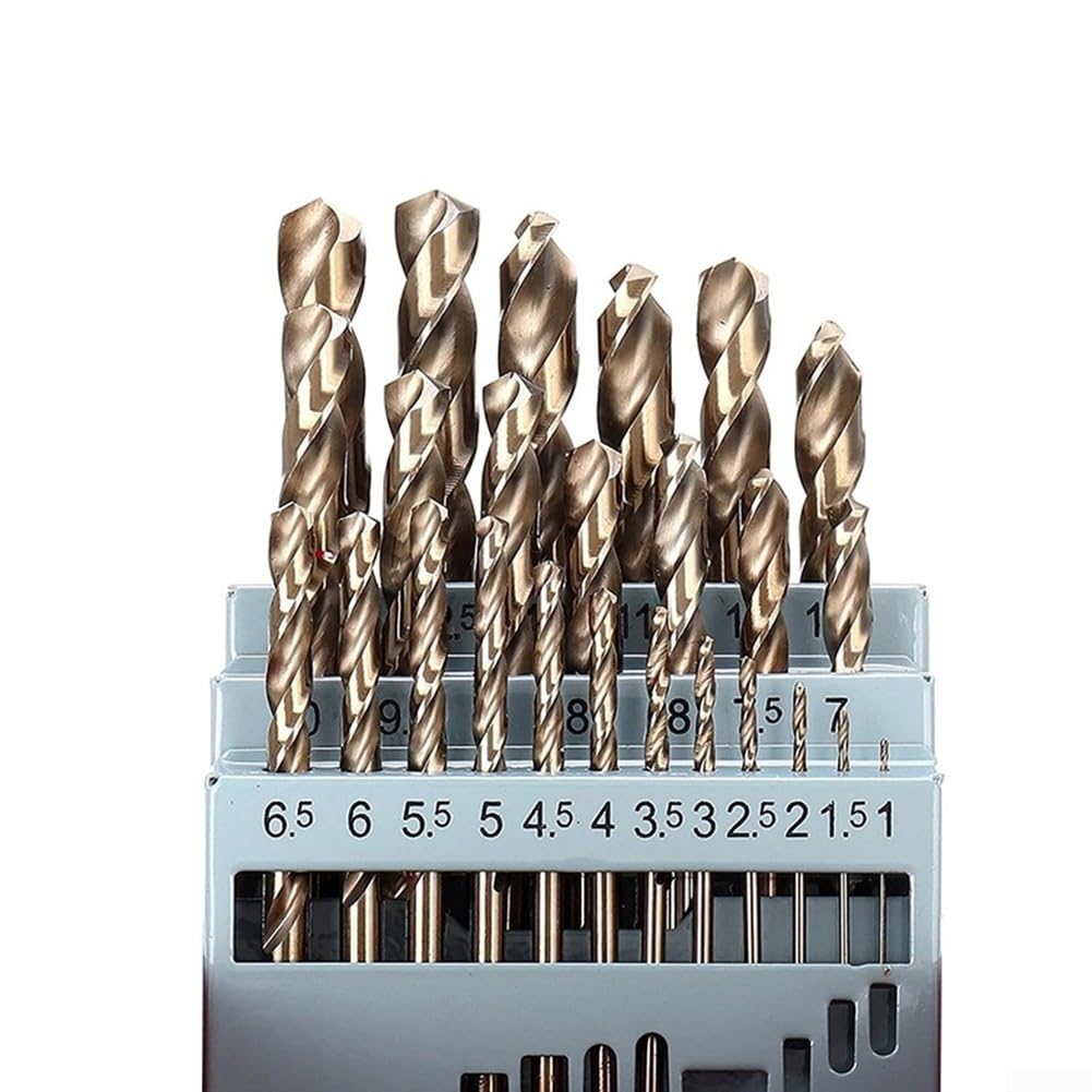 Juego de Brocas 25pz para acero 1-13mm Metal para madera Juego