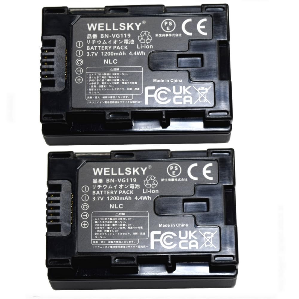 Amazon | WELLSKY BN-VG119 BN-VG114 BN-VG107 BN-VG108 BN-VG109 互換