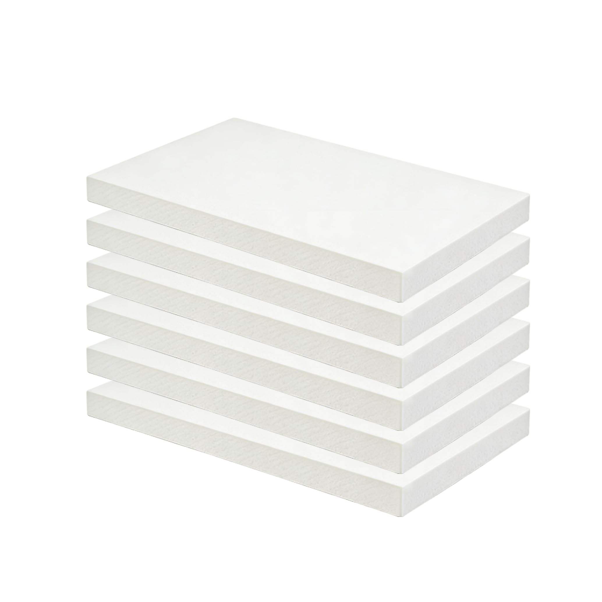 RANJIMA 6 Stück Schaumplatte Hartschaum, 40x30x2 cm Hartschaumstoff Weiß Styroporplatten Styrodur 20mm Hartschaumstoff DIY Modellbau Material für Landschafts Modellierung Handwerk Schaum Diorama Basis
