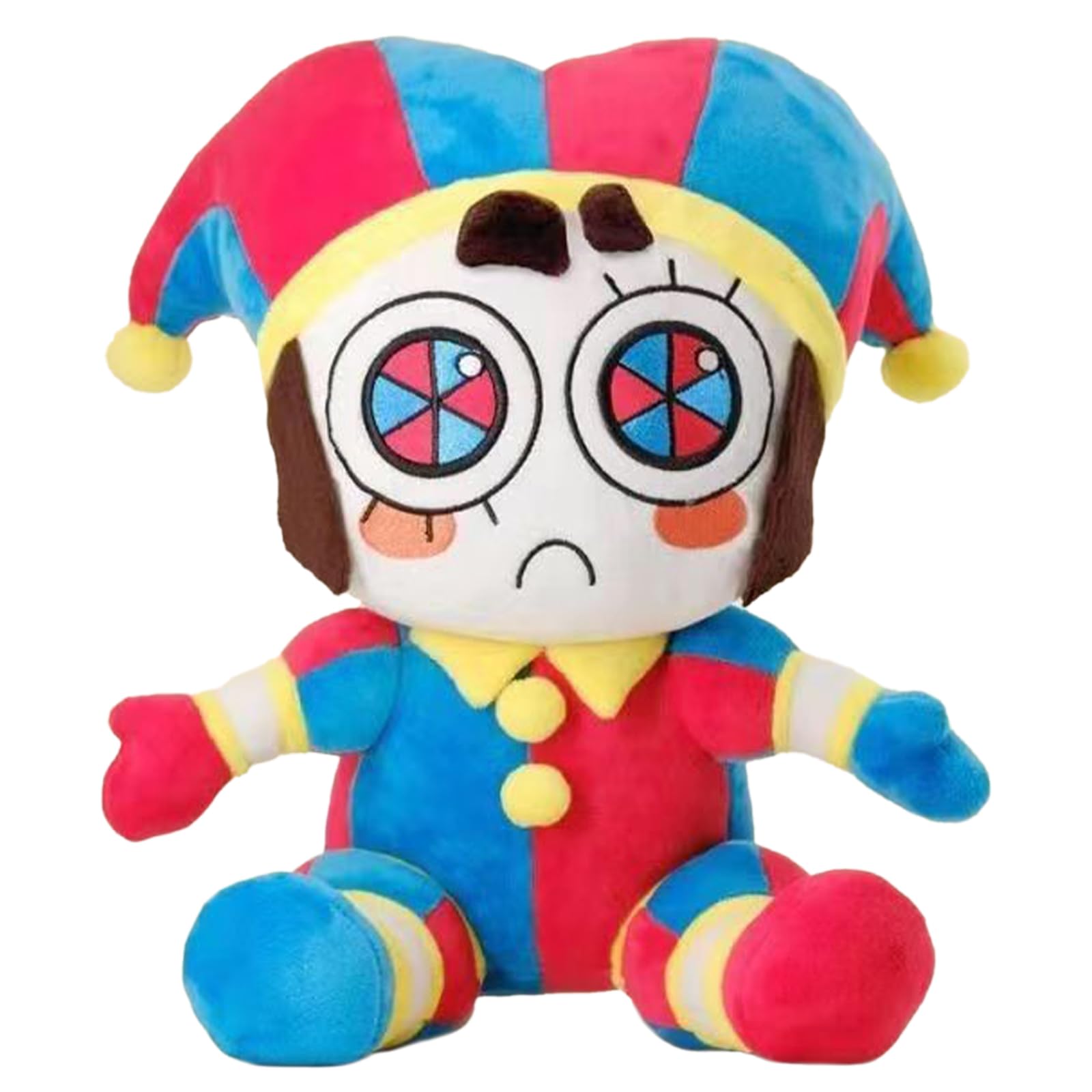 Bgdhinkt Amazing Circus Plush, Soft Cartoon Circus Character, Cute Fluffy Stuffed Animal Birthday Graduation Gift