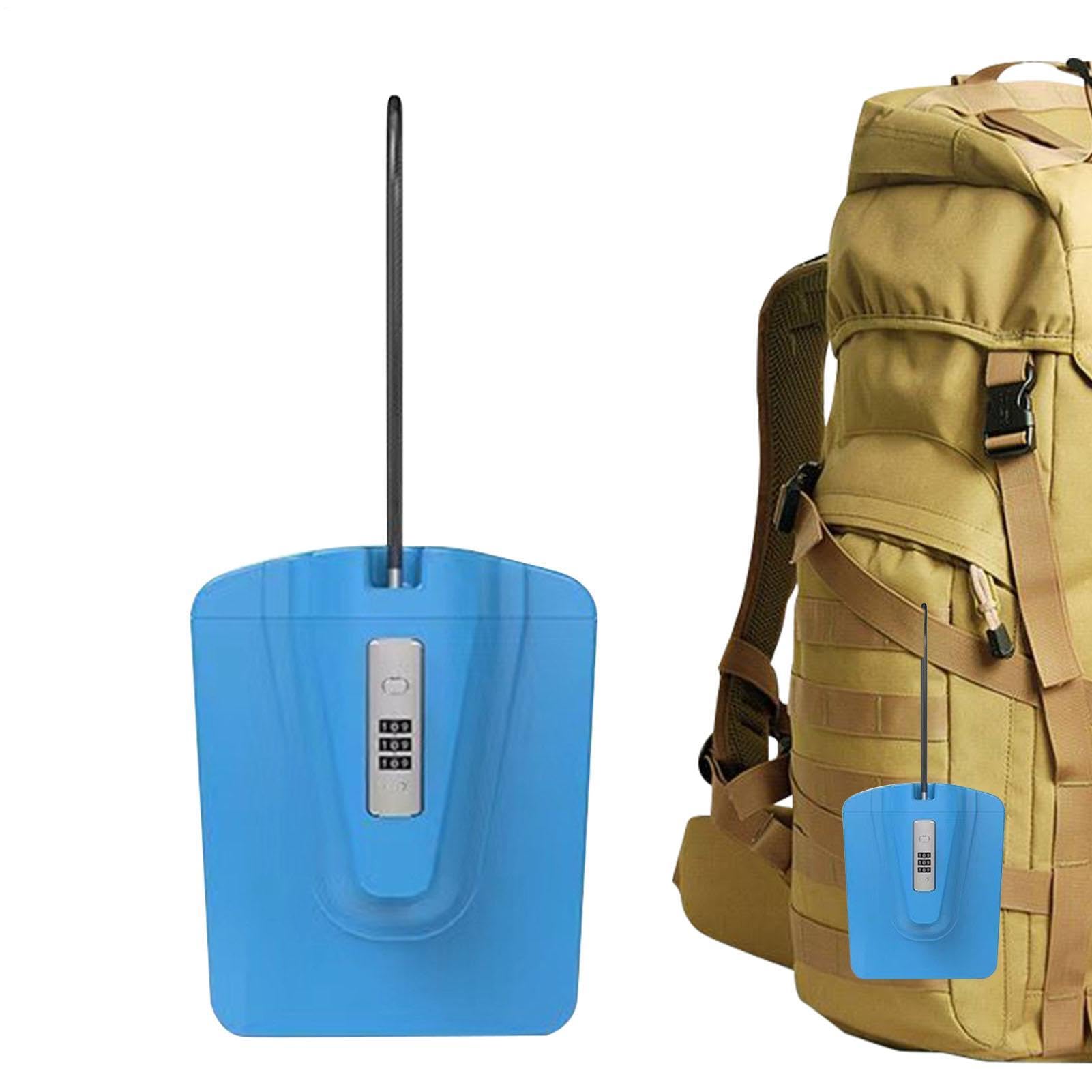 Cassaforte portatile da viaggio, cassetta di sicurezza da viaggio | Custodia di sicurezza combinata | Cassetta di impermeabile con serratura a combinazione Piccola cassetta con serratura con