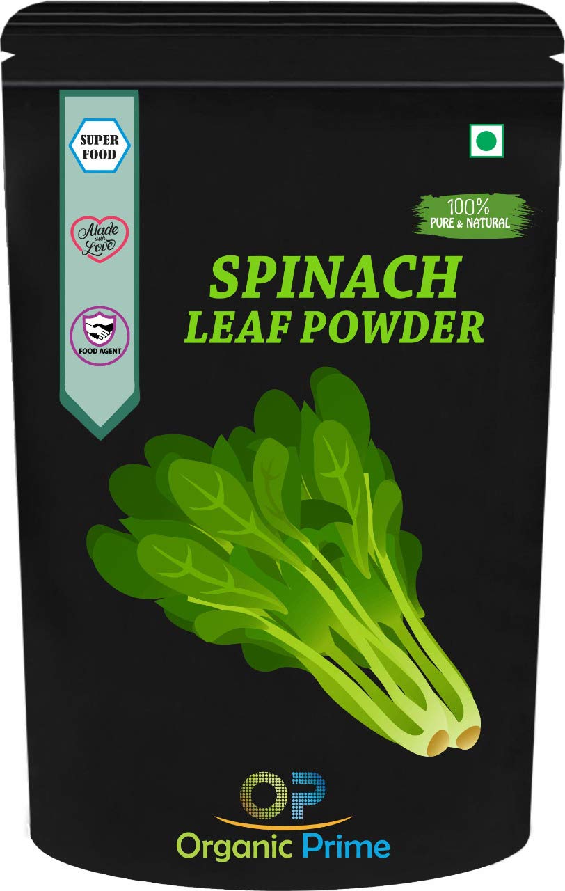 Organic Prime Green Spinach Leaf Powder | Palak Leaf Powder - 200 GM by Organic Prime