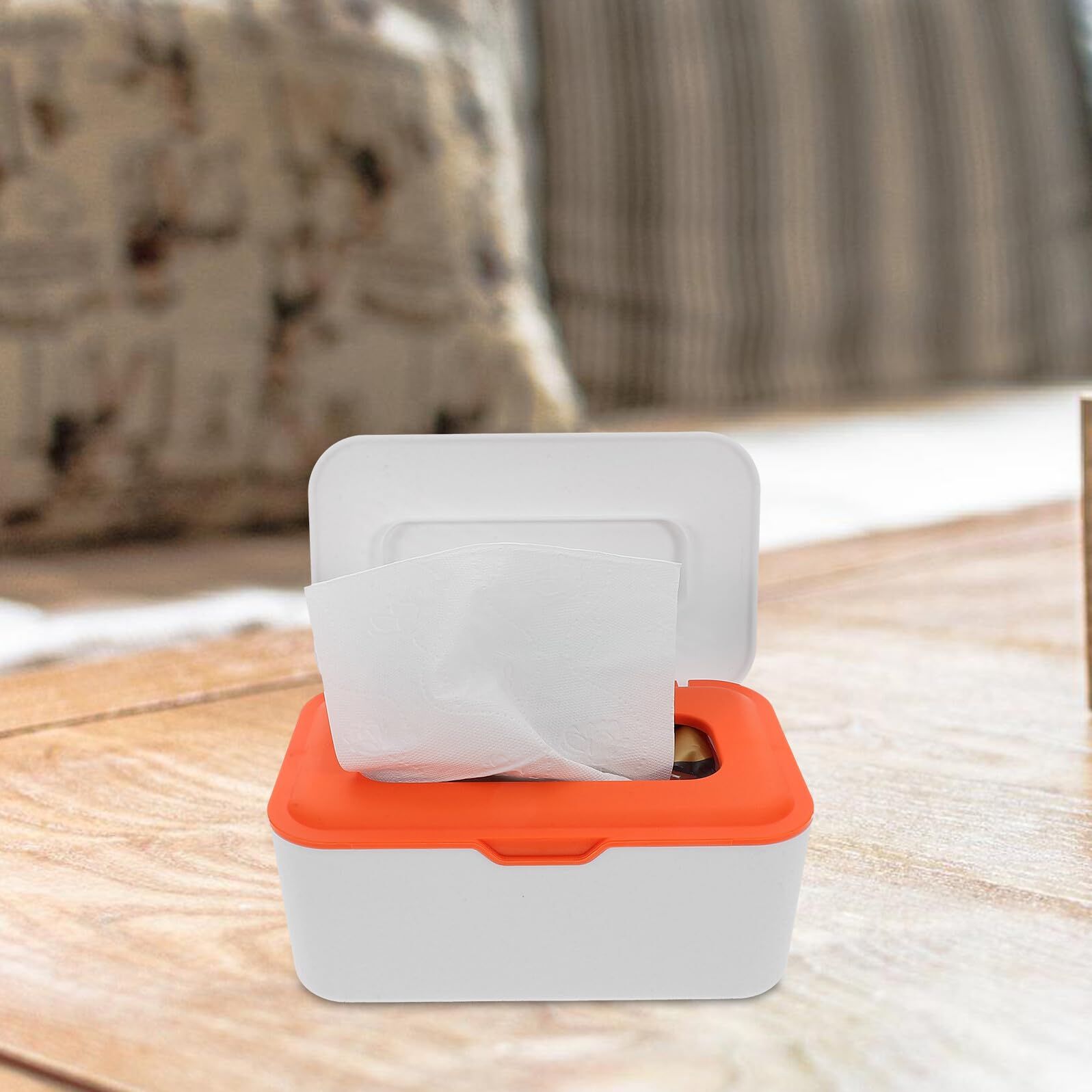 2stücke Verschließbare Feuchttuchspender mit Deckel Feuchttuchbox für Bad und Küche Kompatibel mit Verschiedenen Packungsgrößen Hält Tücher Frisch