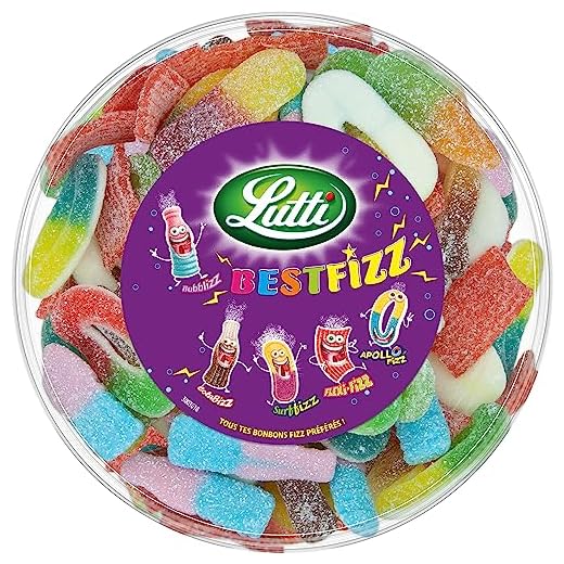 Lutti Best Fizz Bonbons Tubo 550 g