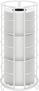 NearMoon Toilet Paper Organizer Stand, Free Standing 3 Rolls Tissue Storage, Metal Bathroom Accessory, Rustproof Toilet Ro...