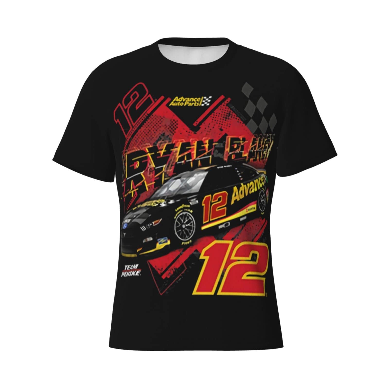 ASFRSHRyan Blaney 12 Men's T-Shirt Crewneck T-Shirt Tight Sport Short Sleeve Classic Printing Performance