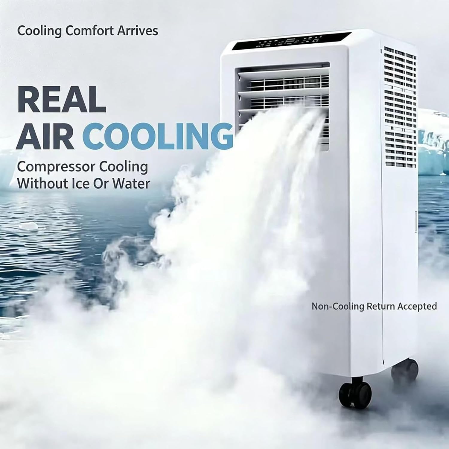 Aire Acondicionado Portátil sin Instalación, Equipo de Aire Frío 8000 BTU/9000 BTU para Habitaciones, 9000btu