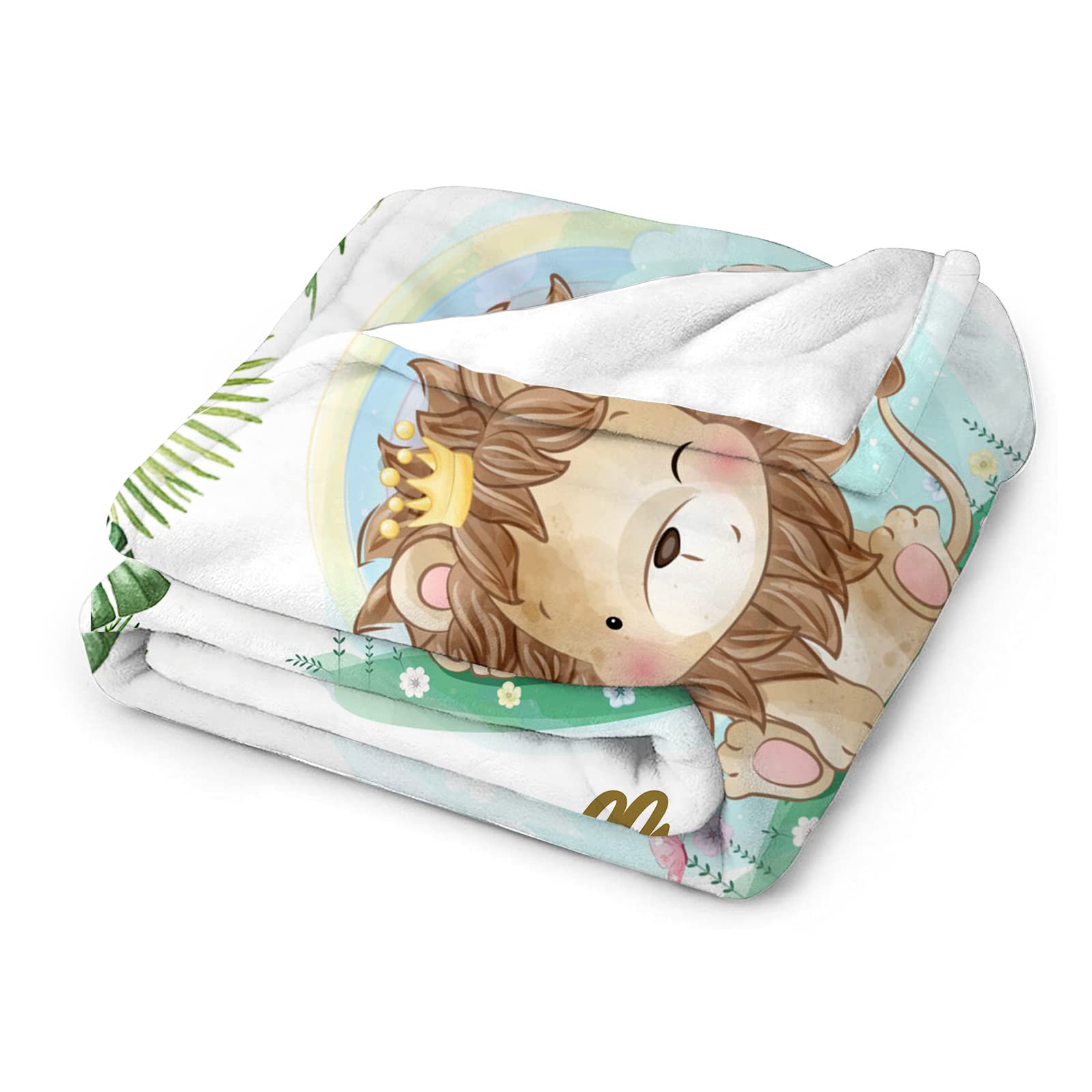 Mantas de bebé personalizadas | Manta de bebé personalizada con nombre | Manta de franela súper suave transpirable para bebé, regalos para recién nacidos (manta de bebé B-130 x 150 cm)