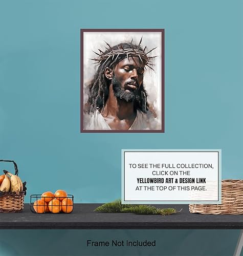 Miniatura 7 de Black Jesus Wall Art & Decor - African Americans Wall Art - Black Man - Christian Wall Decor - Jesus Christ Picture - Jesus Poster - Religion Wall