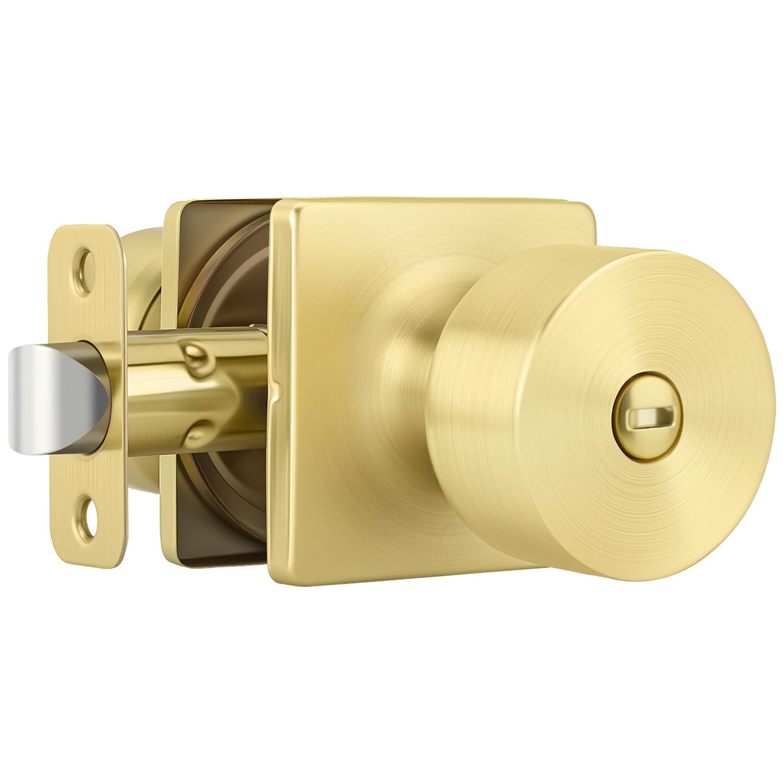 Goldenwarm Matte Black Door Knobs - 6 Pack -32