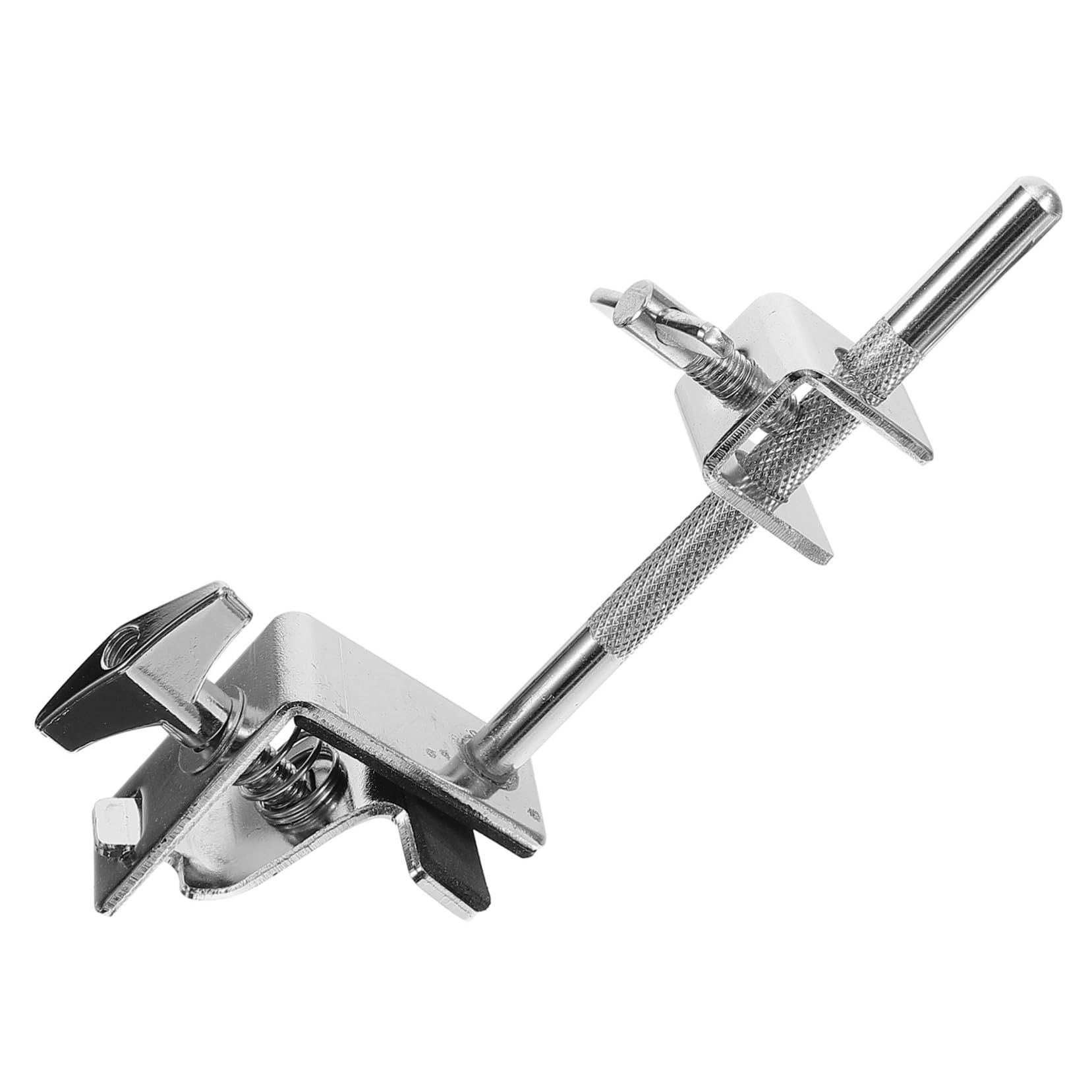 FAVOMOTO Cowbell Extension Stand Mounting Bracket Drum Clamp Drum Music Instrument Part Made of Metal
