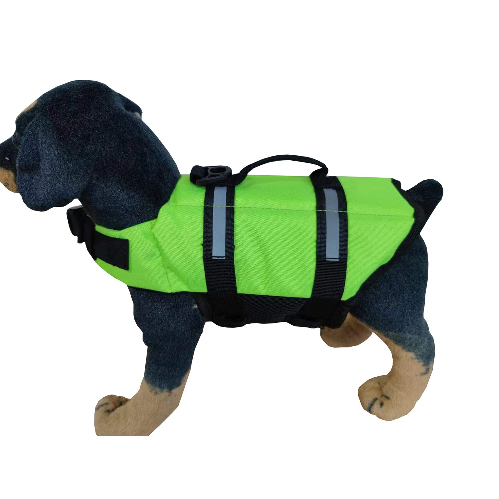 Gilet De Sauvetage Ripstop pour Chien, Gilet De Flottaison pour Chien pour La Natation, Gilet De Sauvetage pour Chien De Plage avec Flottabilité Élevée Et Poignée De Sauvetage,P,XXL