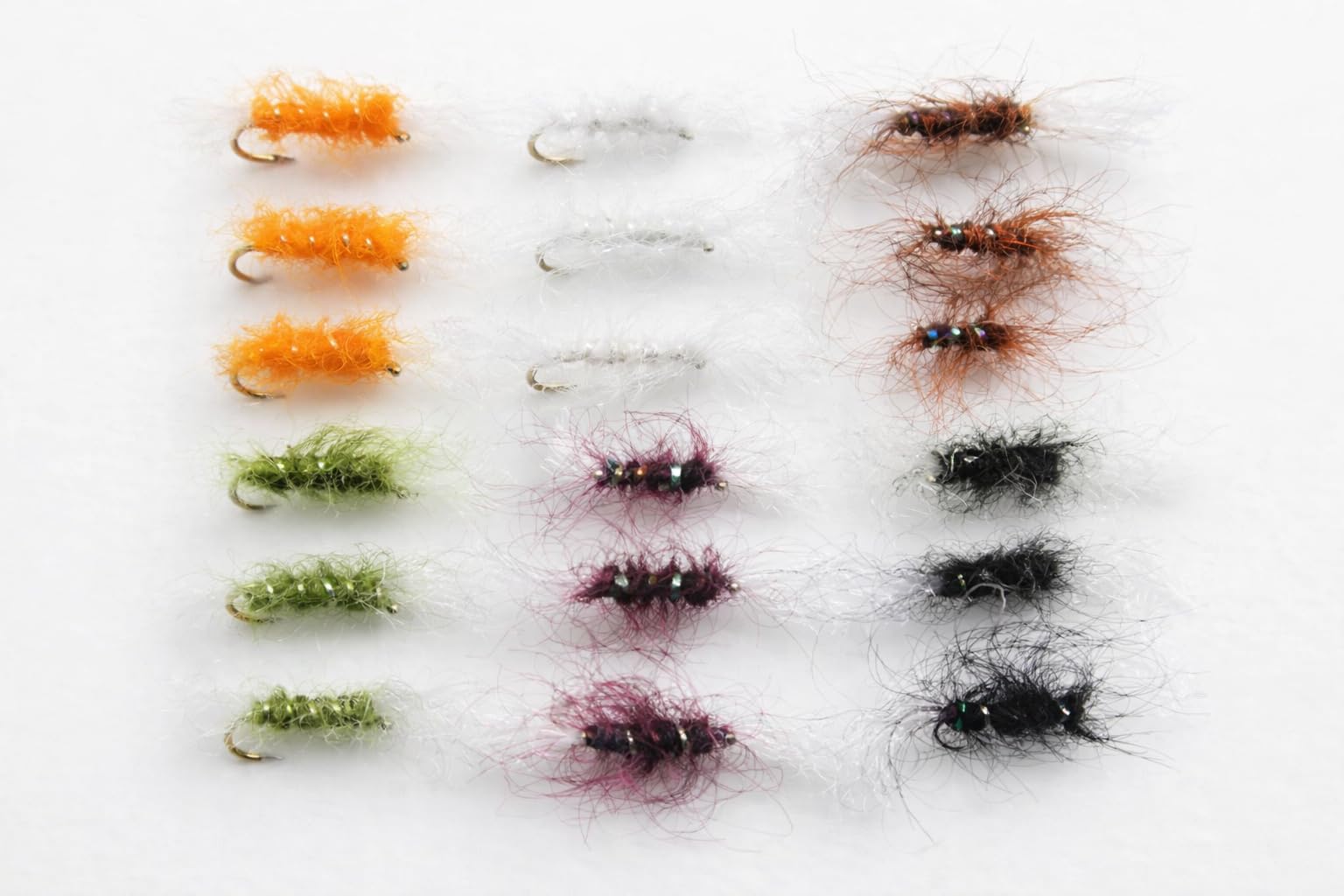 18 Pack Shipmans Buzzers, choice of sizes, Buzzer fishing flies (18, 12)